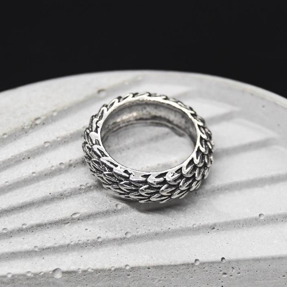 Textured Feather Infinity Ring - Picture 5 of 6
